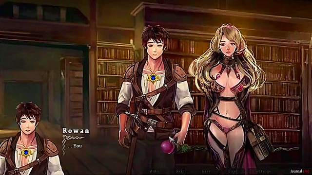 Sister Tempts Brother With Her Body for Intense Anime Action Game