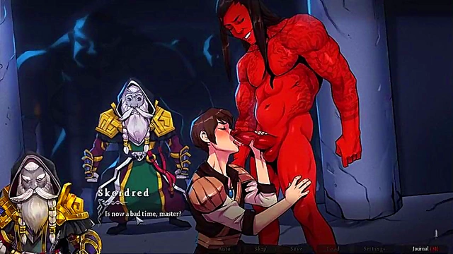 Sister Tempts Brother With Her Body for Intense Anime Action Game