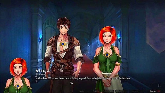 Sister Tempts Brother With Her Body for Intense Anime Action Game