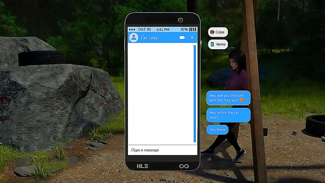 New 3D Anime Visual Novel Hot Hentai Couple's Intense Blowjob & Anal Action