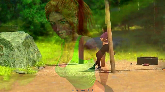 New 3D Anime Visual Novel Hot Hentai Couple's Intense Blowjob & Anal Action