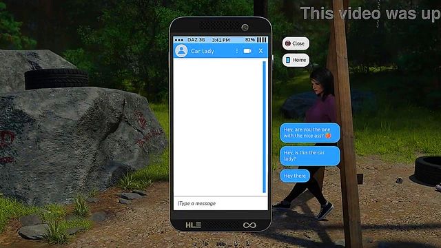 New 3D Anime Visual Novel Hot Hentai Couple's Intense Blowjob & Anal Action