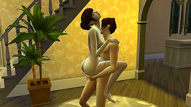 Horny Japanese Ghost Gets Fucked By Game Character In Ruined World