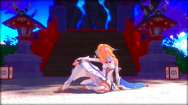 Busty Chiori Gets Hardcore Sex & Netorare Orgasm in Anime Fantasy World!