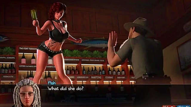 Huge-Titted 3D Beauty Straddles Him for TittyFuck & Endless Cumsession