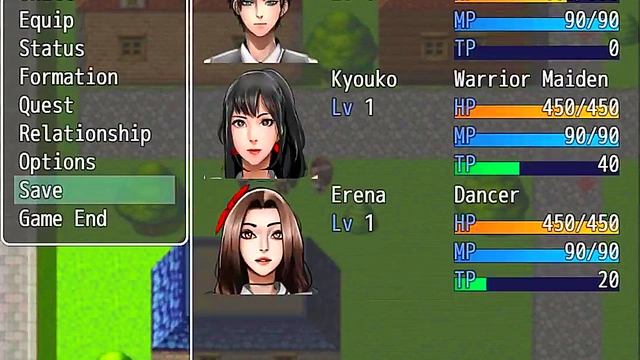 KAREN'S VISIT Anime slut takes huge load in all holes for messy creampie finish!