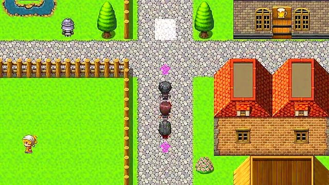 KAREN'S VISIT Anime slut takes huge load in all holes for messy creampie finish!