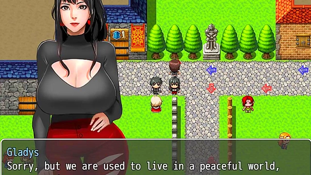 KAREN'S VISIT Anime slut takes huge load in all holes for messy creampie finish!