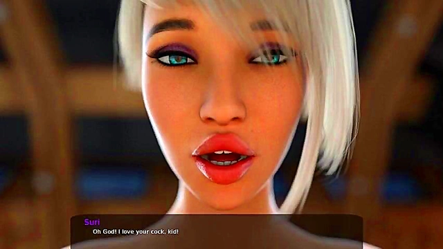 Green Jello Alien Spanking In Sexy 3D Anime Videogame Fantasy Scene!