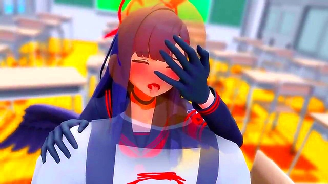 Dreamy Anime Teen Gets Blown Away by College King for Intense Blowjob & FootJob