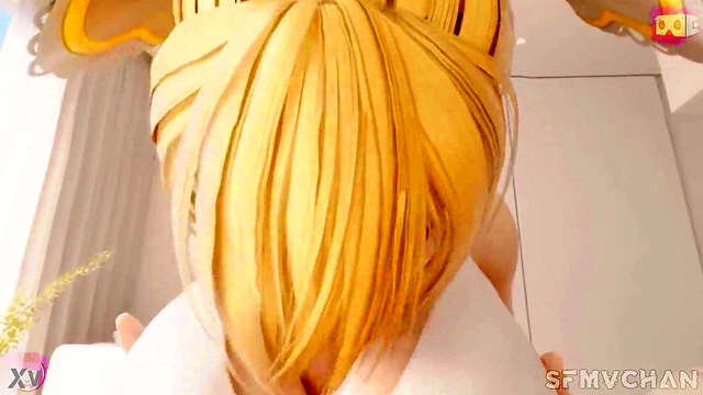 Succubus Tempts Youkai Buster for Naughty Game Night Pleasures