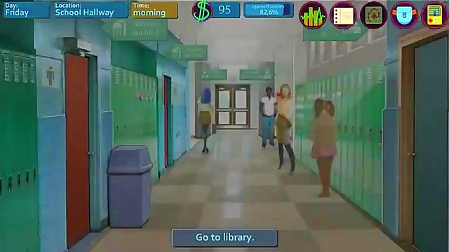 New Anime Visual Novel Hot 3D Couple Gets Naughty in The Visit Scene!