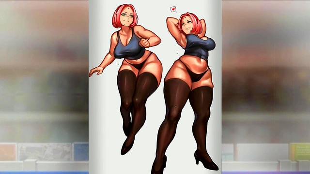 Sexy Anime Babe Gives First BlowJob To Her Elderly Nei or's Dick!