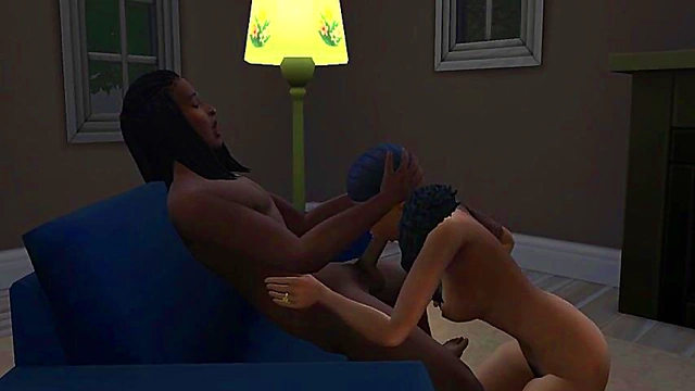 Caroline Gives Perfect Blowjob for Milky-City Hentai Fantasy