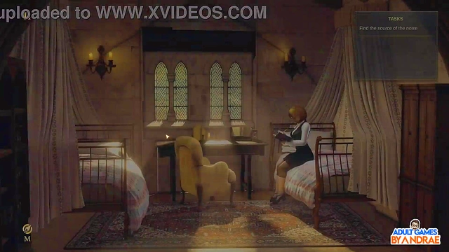 Anime Fanservice Nude Scene with Hot Hentai Couple Pleasure