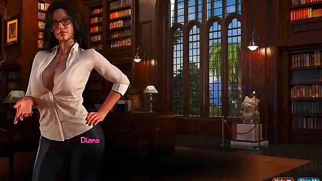 Horny Boss Seduces Me In Steamy Anime 3D Sex Scene From Visual Novel