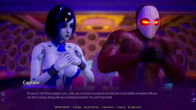 Hentai Couple's Hot Visual Novel Sex Scene - Cowgirl Ride for Juicy Cumshot