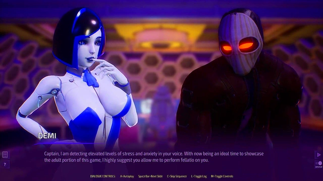 Hentai Couple's Hot Visual Novel Sex Scene - Cowgirl Ride for Juicy Cumshot