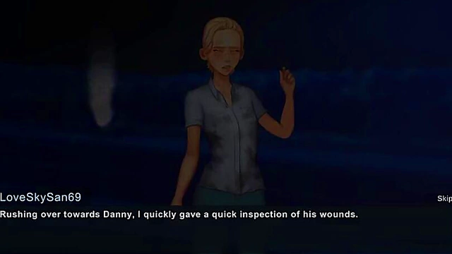 Hot Anime Babe in White Lingerie Sucks Dick for Thick Creamy Facial Finish