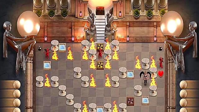 Thick Black Babe Takes Double Penetration While Giving Blowing Facial in Anime Sex Festival