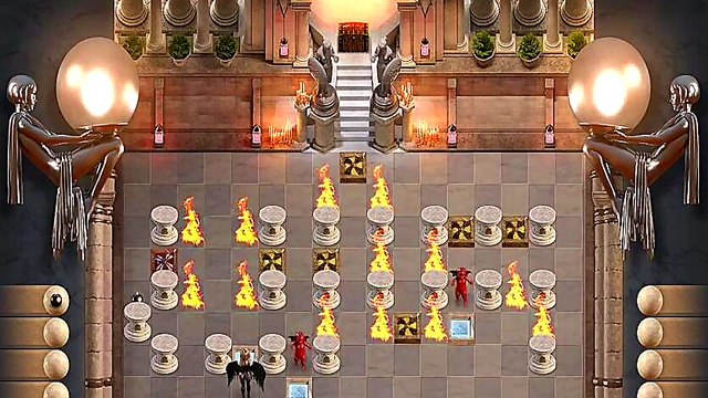 Thick Black Babe Takes Double Penetration While Giving Blowing Facial in Anime Sex Festival