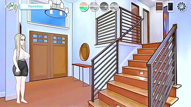 Busty Anime Warrior Claims Victory with Hard Fucking in EroGame Battle Scene