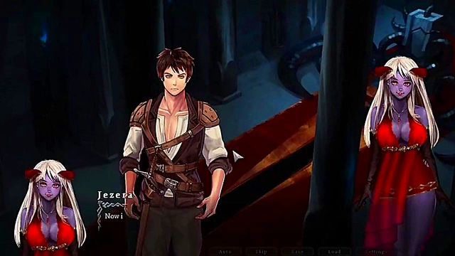 Neon Anime Babe Sucks Dick Hard Then Gets Pounded With Creamy Load