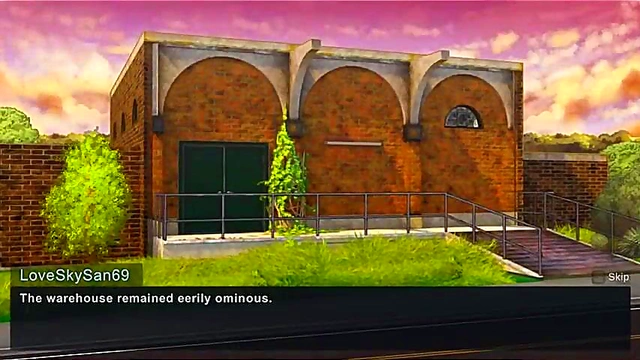 Seductive Step Sister Licks His Dick in Steamy Anime Visual Novel Romance Scene