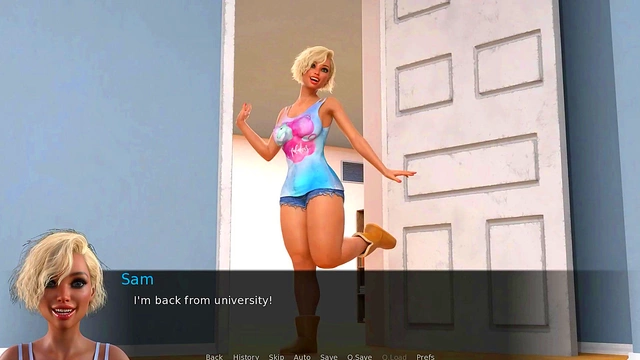 Animated Couple Ignites Passionate Sex Play in Cozy Barn Under Moonlight