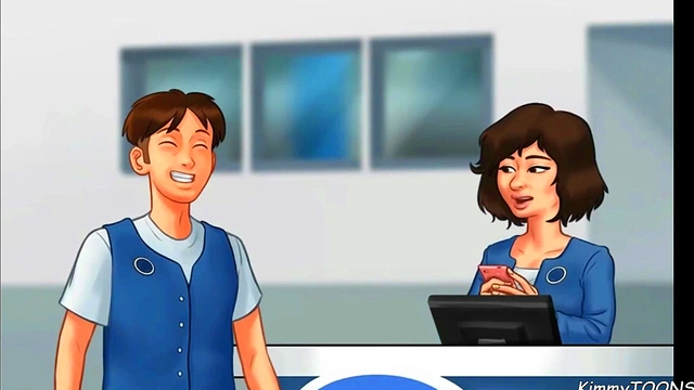 Busty Stepmom Gets Creamed by Young 18+ Stepson in Wild Anime Sex Game Saga