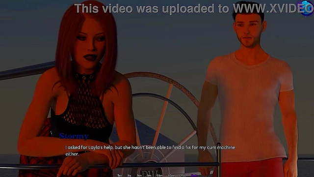 Tsukino Tempts Her Mom’s Lover into a Wild FFM Threesome in Anime Fantasy Adventure