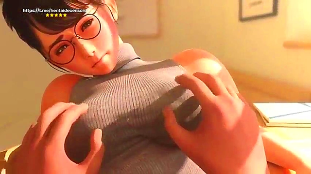 Megumin Drops Her Bikini in Love Hotel for Massive Dick and Sopping Wet Pussy Fun