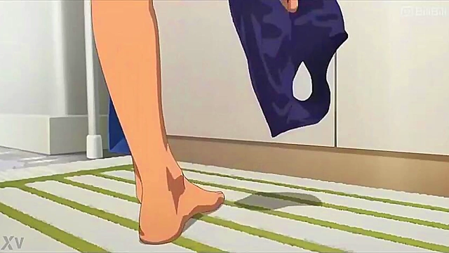 AI Anime Butler Stunned by Teen 18+’s Big Boobs and Wild Pussy Masturbation Showdown