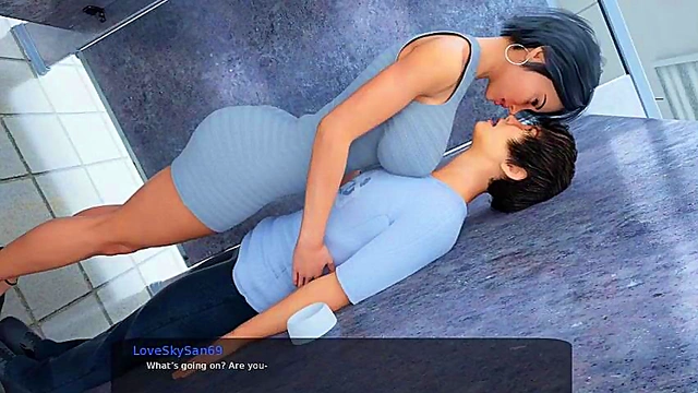 Sexy Anime Babe Shimmies Then Devours Dick for Thick Cream Pie Load