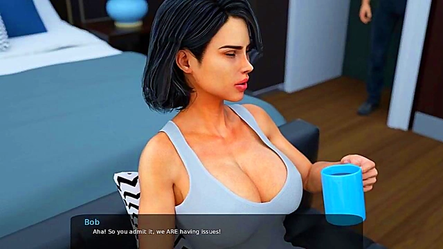 Sexy Milf Sucks Dick and Delivers Mind-Blowing Footjob Cumshot in Anime Fantasy World