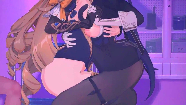 Anime Hero Gets NTR’d by Horny Classmate in Sizzling Creampie Fuck Scene