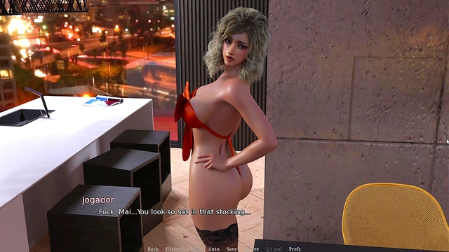 Succubus Game Tempts Big-Titted Heroine into Ecchi Erotic Dreams of Pleasure