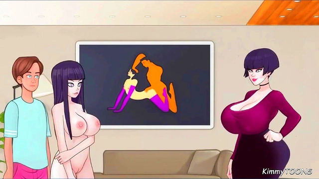 Hinata Gets Deeply Fucked from the Side for Her Tiny 18+-Tits Eroge Fantasy Pleasure