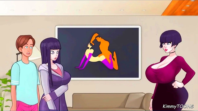 Hinata Gets Deeply Fucked from the Side for Her Tiny 18+-Tits Eroge Fantasy Pleasure