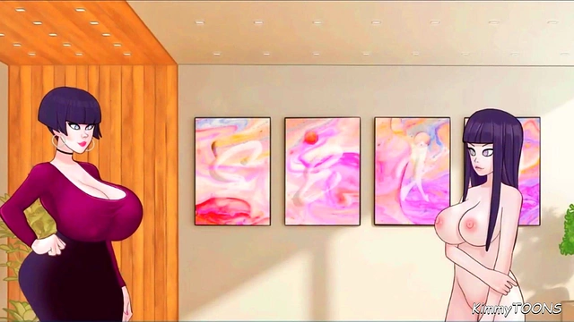 Hinata Gets Deeply Fucked from the Side for Her Tiny 18+-Tits Eroge Fantasy Pleasure