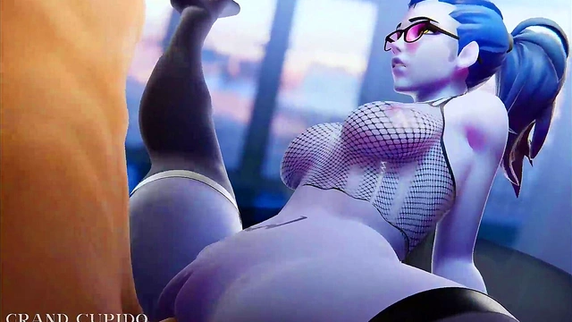 Anime Babe Sucks Dick Then Gets Pounded in Intense 3D Hardcore Sex Scene