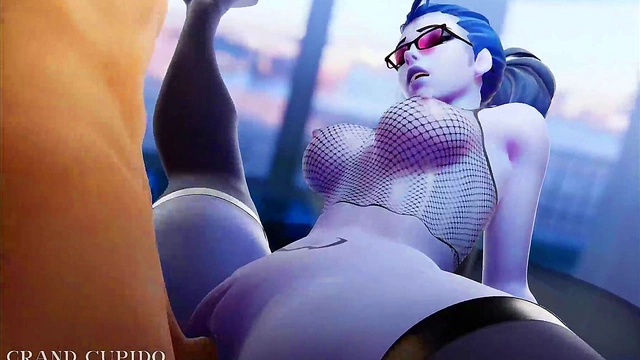 Anime Babe Sucks Dick Then Gets Pounded in Intense 3D Hardcore Sex Scene