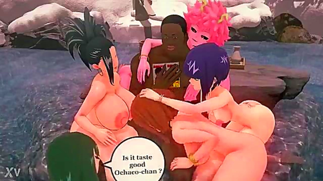 Curvy Anime Babe Rocks Fat Dick in Wild Threesome with Big-Titted Girls 18+