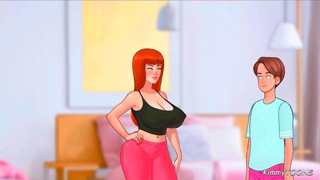 Girlfriend 18+ Sucks Huge Cock in Uncensored Love Hotel Anime Fun with Playful Passion