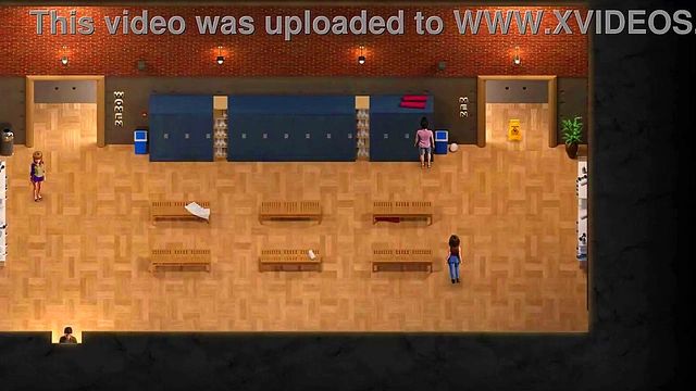 Horny Step-Sister Teases You With Luscious Curves and Sultry Kisses in Steamy Anime Scene