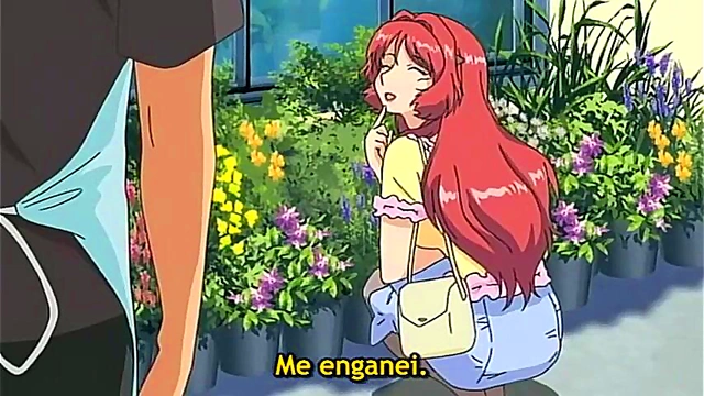 Blonde Bimbo Gets Deep Anal Training from Tall Redhead Futanari in Standing Fuck Lift