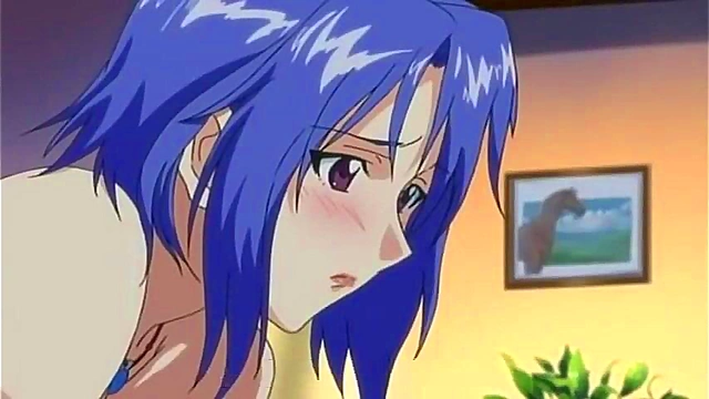 Blonde Bimbo Gets Deep Anal Training from Tall Redhead Futanari in Standing Fuck Lift