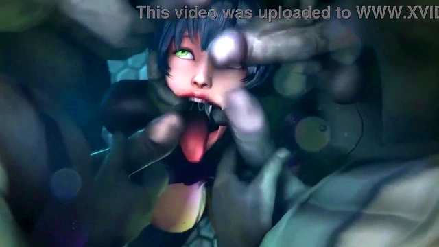 Seductive Big-Breasted Anime Babe Loses Herself in Wild Sexual Fantasies