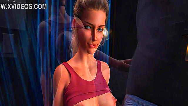 Black Anime Babe Rides White Guy Hard in Simpsons Mansion Porn Scene