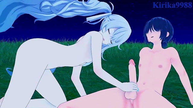 Korean Teen 18+ Sucks Big Cock on Train Then Takes Intense Creampie Ride